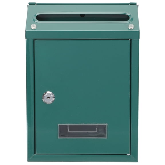 TABLZONE Lockable Iron Home Mailbox, Outdoor Mailbox Lock, 1 Piece
