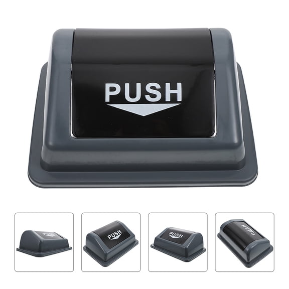 TABLZONE Plastic Replacement Lid for Swing Trash Can Grey Color Suitable for Home and Office