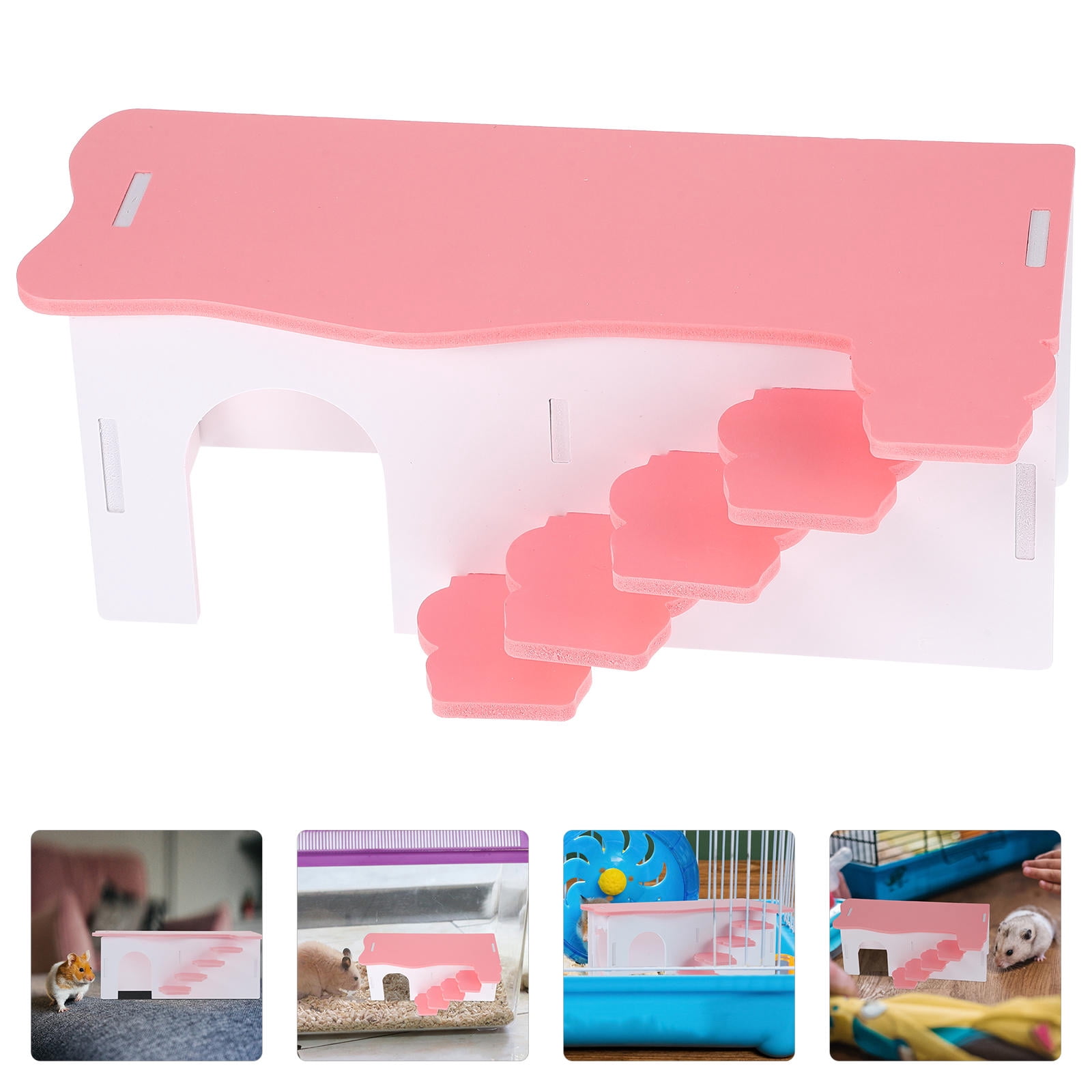 TABLZONE Guinea Pig Loft Hamster House Shape PVC Ladder Design 1Pack ... - Hamster Cage Loft Building Materials For Sale