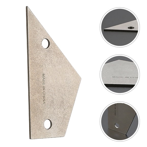 TABLZONE Guitar Fret Rocker Tool Silver Metal Precision Leveling Guide for Electric Acoustic Bass