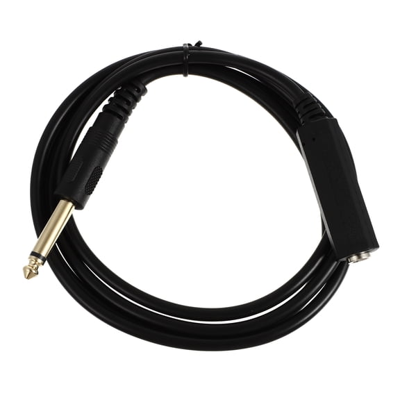 TABLZONE Guitar Audio Cable Black PVC Bare Copper Flexible Connector for Guitar Use