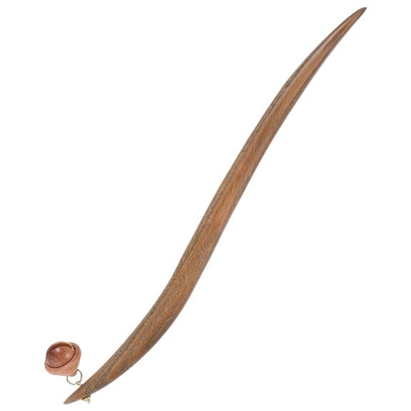 TABLZONE Wooden Hair Stick with Bell Hair Pin for Hair Bun Styling 1 Piece Traditional Hair Accessory