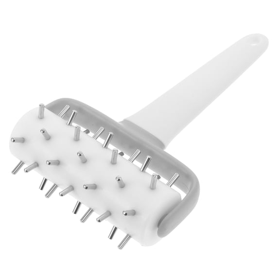 TABLZONE Dough Docker Roller White with Precise Holes, Material, Easy Handling, Versatile Baking Tool for