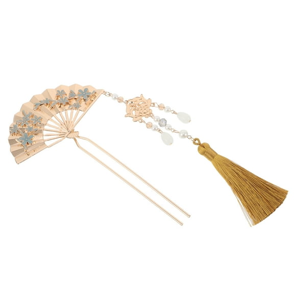 TABLZONE Chinese Style Hair Fork with Tassel Design Hairpin for Women Banquets 1Pcs