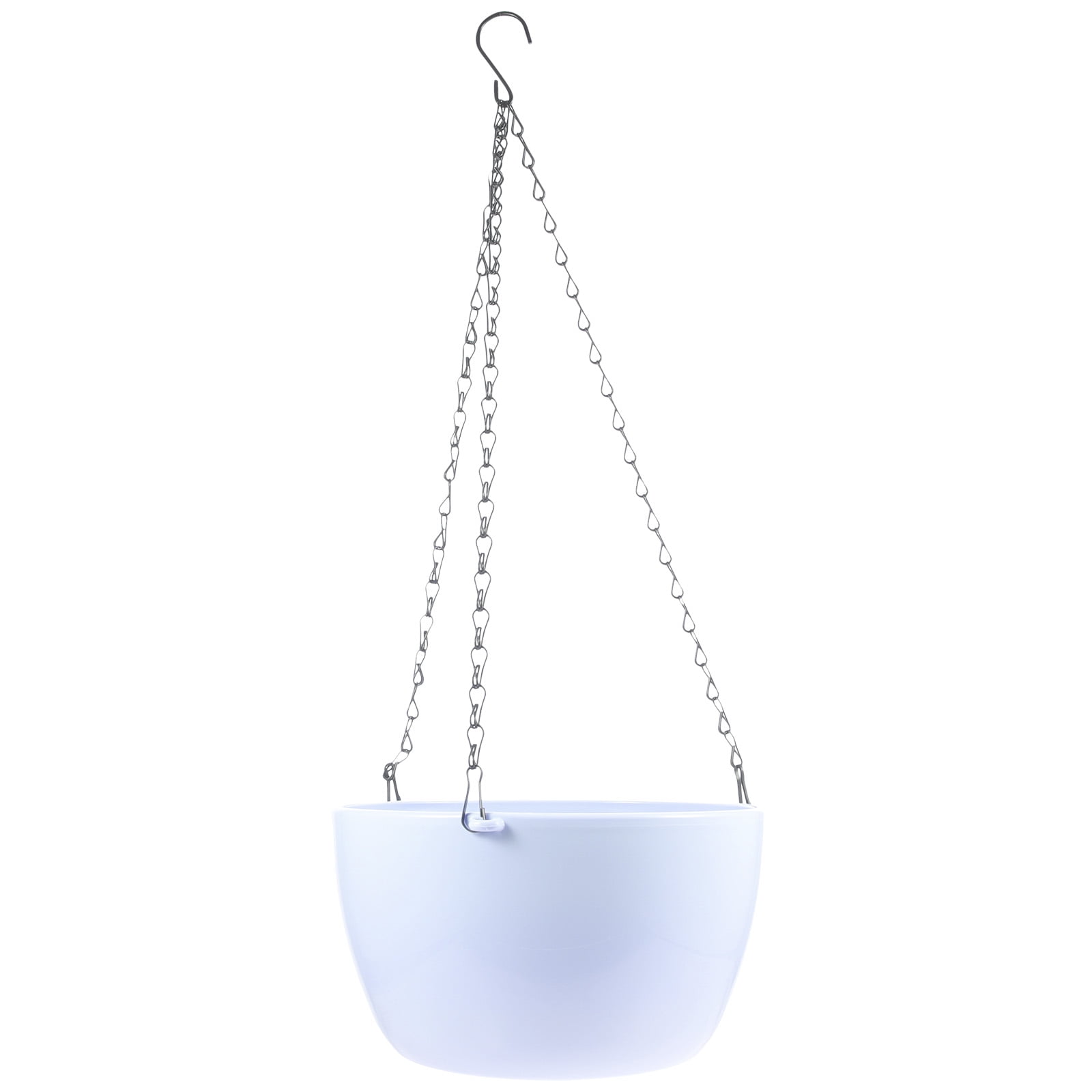 TABLZONE Hanging Round Plastic Basket Planter with Root Ventilation for Hydroponic Balcony Gardening, 1 Set