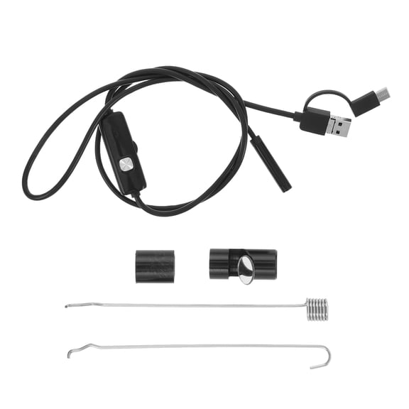 TABLZONE Heat-Resistant Black Plastic Borescope Camera for Engine Inspection with Clear Hd Visuals
