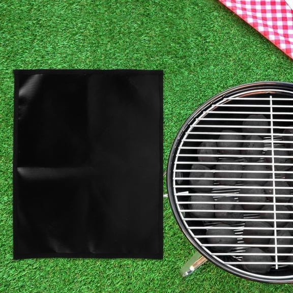 TABLZONE Black Non-Stick Silicone Cooking Mat for Outdoor Grilling and Baking, Easy to Clean, , 1 Piece