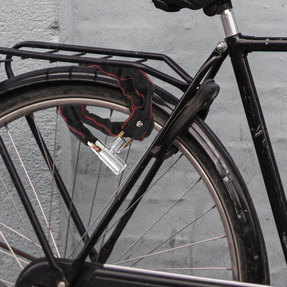 TABLZONE Lightweight Chain Lock with Core for Secure Bike , Black