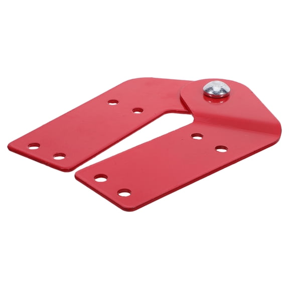 TABLZONE Heavy Duty Red Metal Folding Ladder Hinge Replacement Kit with Smooth, Low Noise