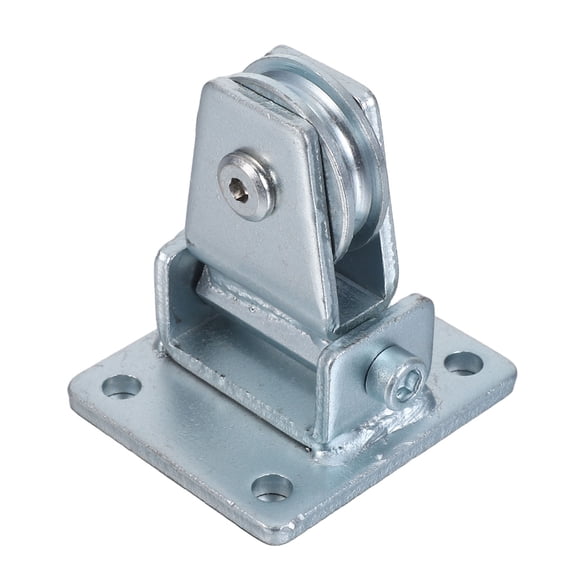 TABLZONE Plated Silver Heavy Duty Lifting Pulley with Weather Resistant Metal Wheel for Rope Systems