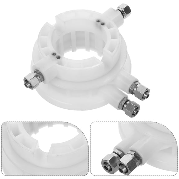 TABLZONE Heavy Duty Rotary Coupler Tire Changing Tool White for Versatile Auto Tire Repair and Installation