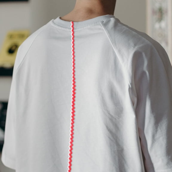 TABLZONE Multi-Color Polyester Hemming Tape Wave Trim for Sewing Craft Decor Projects