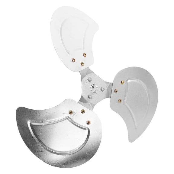 TABLZONE Universal Silver Aluminum Fan Blades Replacement for Table Pedestal Standing Fans