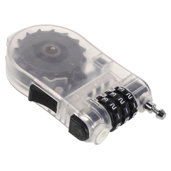 TABLZONE Lightweight Clear Combination Cable Lock for Ski, Snowboard, Travel Gear, Luggage, and Outdoor Equipment Security