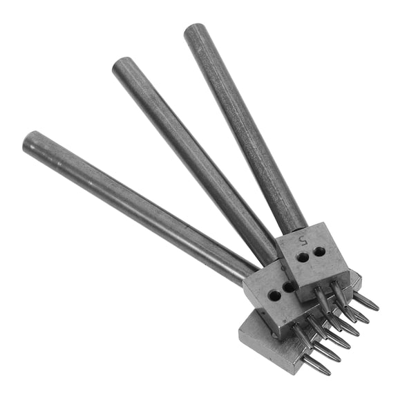 TABLZONE Steel Hole Punch Kit 3 Pieces Heavy Duty Paper Punch for Office School Use