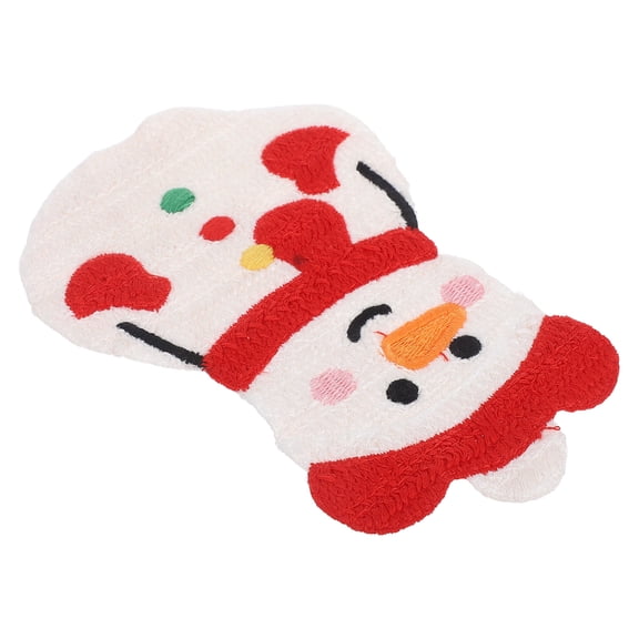 TABLZONE Christmas Snowman Iron- Patch Set, Festive Holiday Appliques for Clothing, Home Decor, and Seasonal Craft Projects