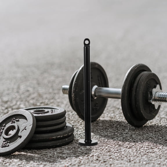 TABLZONE Heavy Load Capacity Black Barbell Rack for Fitness Equipment
