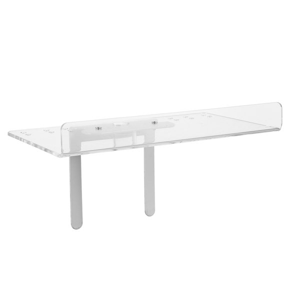 TABLZONE Router Shelf Transparent Plastic for Home Easy Install Outlet Organizer