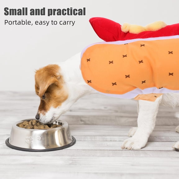 TABLZONE Hot Dog Costume for Dogs Unique Design Adjustable Fit Easy Wear Cosplay Outfit Size Options Available