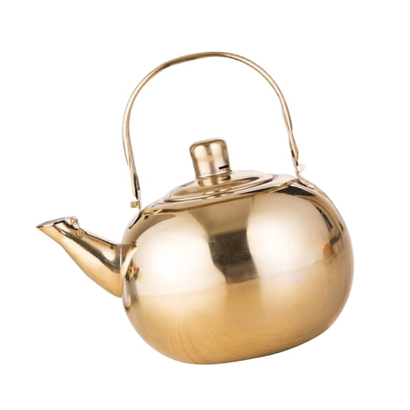 TABLZONE Stainless Steel Tea Pot with Tough Handle and Lid for Beverage Storage