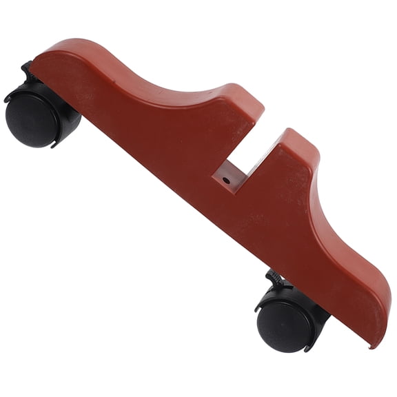 TABLZONE Thickened Rolling Divider Bracket Base for Folding Screens Dark Red