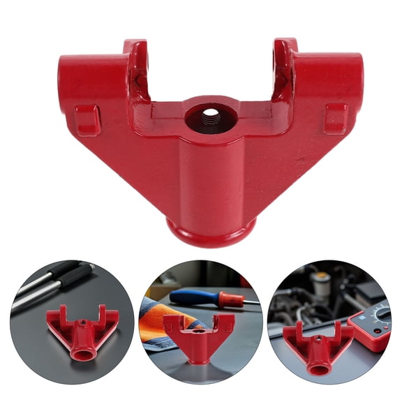 TABLZONE Hydraulic Floor Jack Pump Cover Red with Dual Pump Support Bracket for Heavy Duty Garage Repair