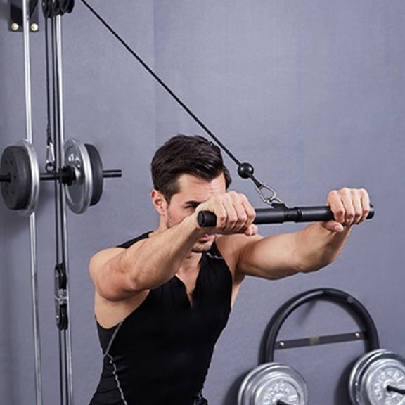 TABLZONE Indoor Fitness Pull Bar for Biceps and Triceps Training Professional Muscle Builder
