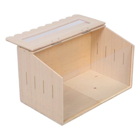 TABLZONE Indoor Poultry Brooder Box with Flip Top and Transparent Lid for Chick and Quail Raising