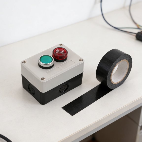 TABLZONE Industrial Push Button Switch Box with Start Stop Rotary Buttons and Sturdy Structure