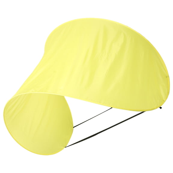TABLZONE Portable Inflatable Swimming Pool Sunshade with Yellow Canopy, Quick Setup Pool Shade Cover for Outdoor Use
