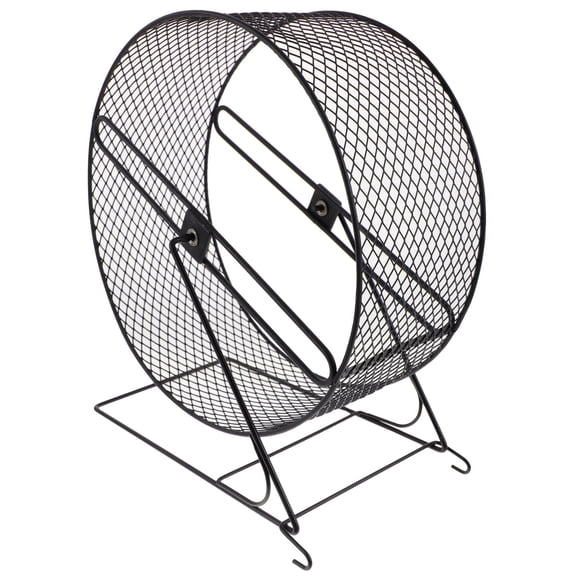 TABLZONE Iron Hamster Wheel Round Quiet Operation for Pet Exercise 1Pcs