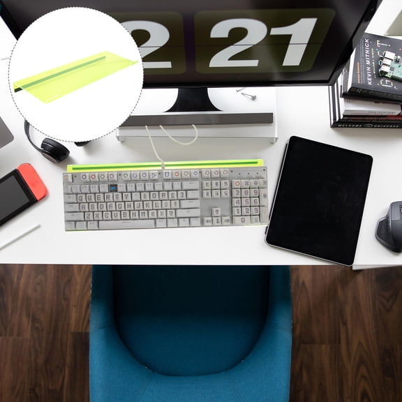 TABLZONE Keyboard Stand for Desk with Acrylic Tilt to Reduce Wrist and Elbow Strain