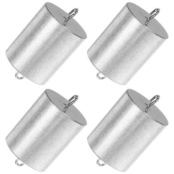 TABLZONE 4-Piece Metal Calibration Weight Set, Iron Weights for Precision Measurement and Laboratory Experiments
