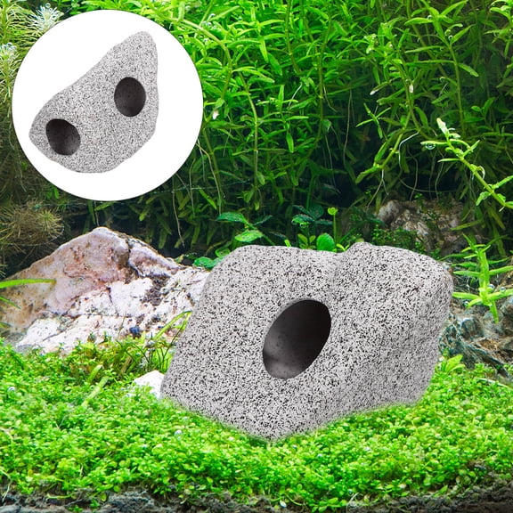 TABLZONE Fish Tank Hideout Cave with Natural Clay Look, Aquarium Decoration, , 1 Set