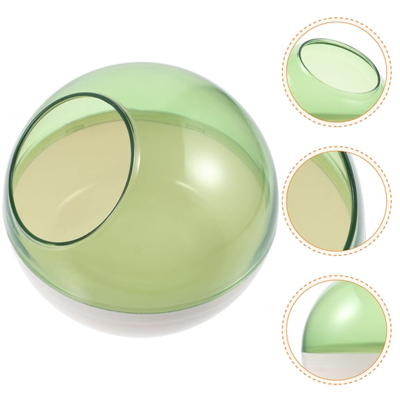 TABLZONE Multipurpose Light Green Hamster Sand Bath Tray for Small Animals Easy to Clean