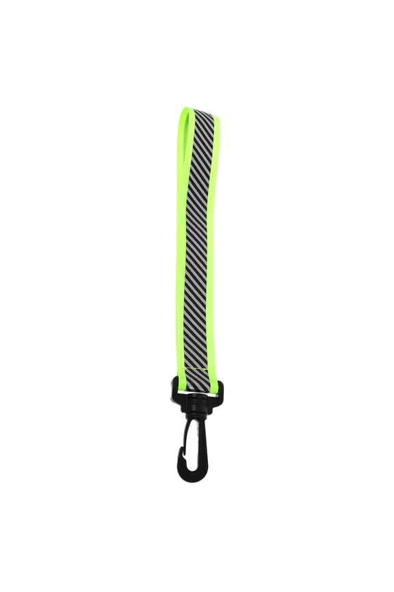 Light Green Reflective Keychain High Visibility Safety Accessory for Backpack Handbag Outdoor Use