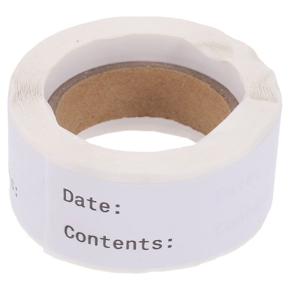 TABLZONE Lightweight White Handwriting Food Labels for Kitchen Storage and Date Marking