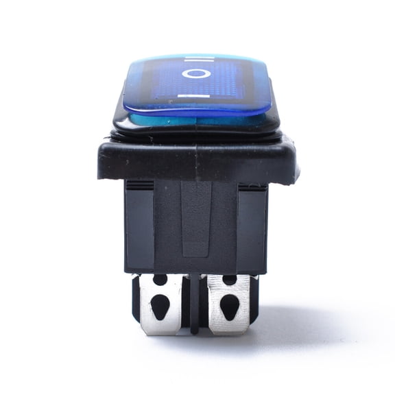 TABLZONE Blue Waterproof Car Boat Rocker Switch 6 Pin Dust Proof Low Pressure Water Jets Protection