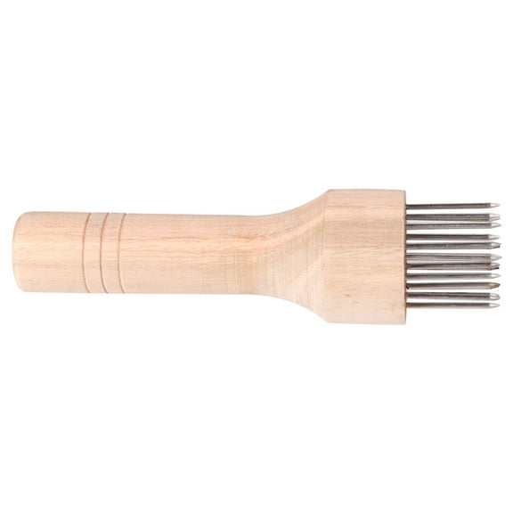 TABLZONE Wooden Steak Tenderizer Light Brown Efficient for Beef Pork Chicken