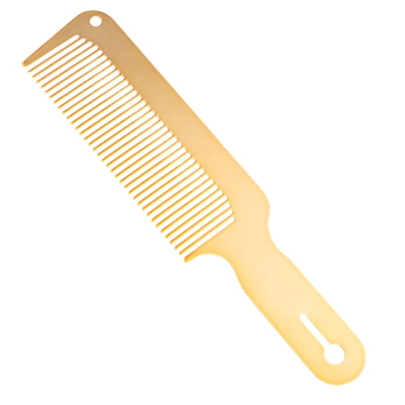TABLZONE Golden Steel Mens Comb for Styling and Detangling Durable Hairdressing Tool
