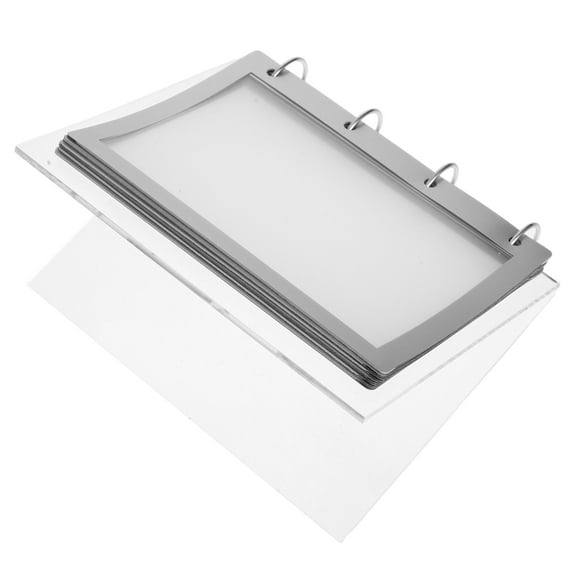 TABLZONE Menu Holder Acrylic V-Shaped Stand For Business Owners 1Pcs