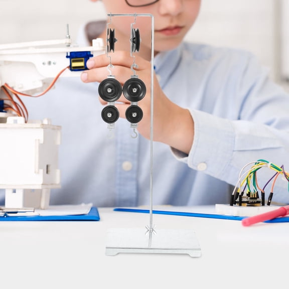 TABLZONE Physics Pulley System, Sturdy Metal, Ideal for School Science Labs