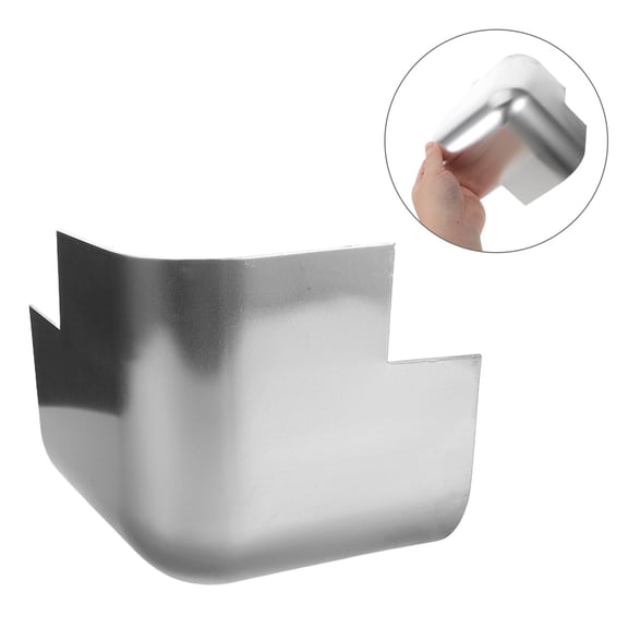 TABLZONE Heavy-Duty Aluminum Corner Guards Grey for Truck Cargo and Bumper Protection