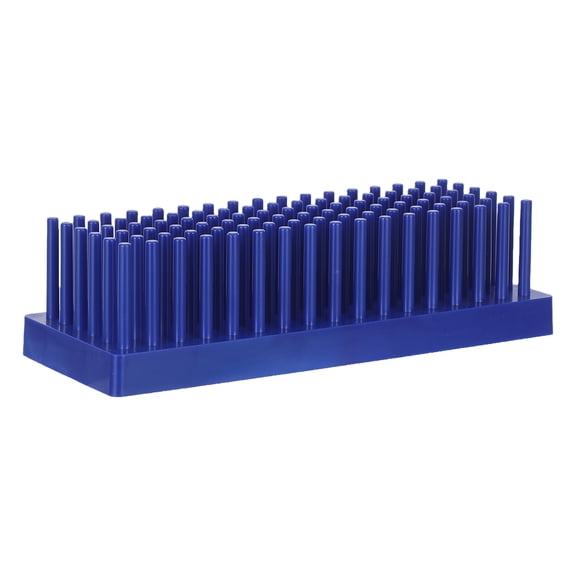 TABLZONE Microscope Slide Drying Stand, Blue Plastic, Stable Vertical Storage, Lab Use