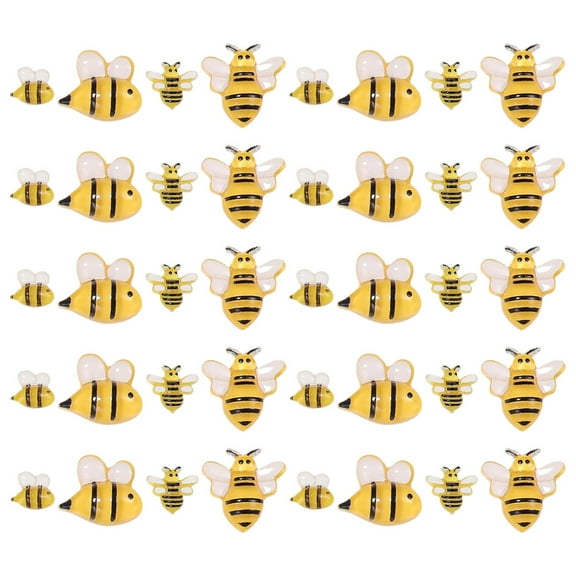 TABLZONE Resin Bees Assorted Color for Decoration 3D Design Elegant Home Decor