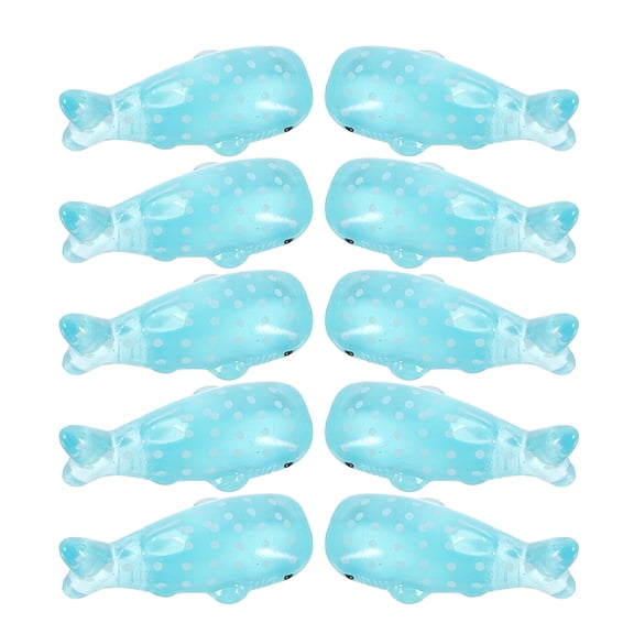 TABLZONE Mini Resin Shark Ornament 20-Pcs Landscape Decoration Sky-Blue Simple and Design Hobbyists