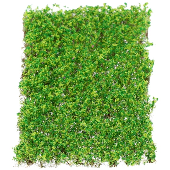 TABLZONE Green Nylon Artificial Grass Clusters for Sand Table, Model Train Scenery, Diorama Craft, Landscaping and Miniature Scene Decoration