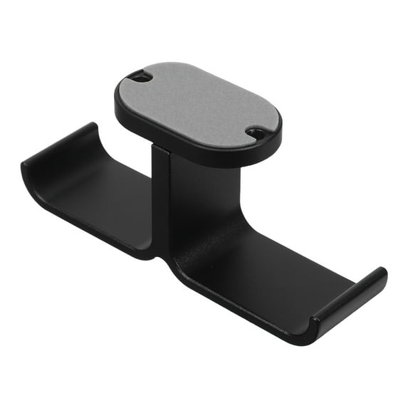 TABLZONE Desk Headphone Stand Holder in Black Aluminum Alloy for Organized Storage