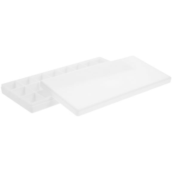 TABLZONE 24-Compartment Watercolor Palette Box with Airtight Seal, Moisture for Artists and Painting Supplies