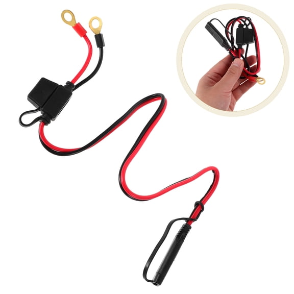TABLZONE Motorcycle Sae Battery Cable Extension with Quick Release for Car and Solar Charging